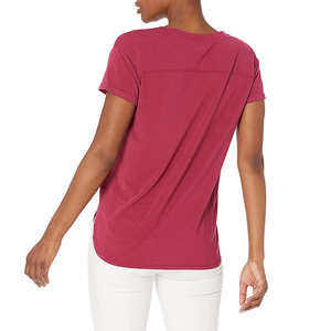 Approvisionnement direct d'usine, t-shirts pour femmes, service ODM, hauts légers parfaits pour les tenues quotidiennes, t-shirt - Product Image 3