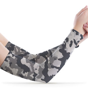 Manchons de bras de haute qualité avec logo personnalisé, élastiques, respirants, résistants à l'eau, anti-UV, protection thermique, longueur courte, imprimés - Product Image 4