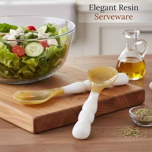 Excellent Quality Modern Resin Spoon Set for Home Decor and <b>Table</b> Serving Use Available for Factory Price - Product Image 3