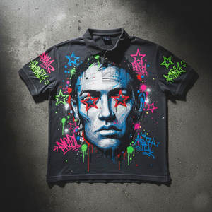 Camiseta Polo DTG Personalizada para Hombre, Impresión de Imagen Personalizada de Alta Resolución, Tela Suave al Tacto para Marketing y Promoción - Product Image 3