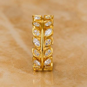 Anillo de Diamante Cultivado en Laboratorio con Certificado IGI, Diseño Espiral Abierto con Corte Ovalado, en Oro Amarillo, Regalo de Boda y Aniversario - Product Image 5