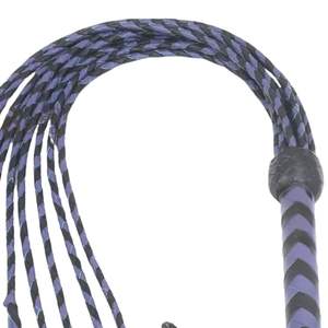 Flogger de Piel de Oveja Suave con Estampado por Transferencia de Calor, con Cintas Fluidas y Elegantes, Hebilla de Acero de 2.5cm de Ancho para Calentamiento y Juego - Product Image 4