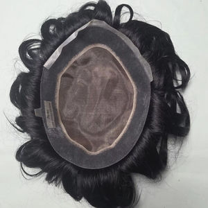 Peluca de Cabello Humano Mono de Calidad Premium Austriaca Taz Hair Bangladesh con Estilo de Ondas Sueltas y Ondas Profundas Naturales - Product Image 1