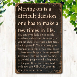 CIFbuy Targa Rustica Vintage in Alluminio 20.3x30.5cm (8x12 Pollici) Stile Fattoria per Arredamento Ufficio TikTok per Servizio Ritiro Temu - Product Image 4