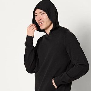 Sweat-shirt à capuche oversize en molleton 100 % coton pour homme, de haute qualité, épais, avec poche brodée – Vente en gros - Product Image 3