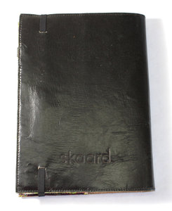 Diario Personalizado de Tapa Dura Hecho a Mano con Cuero Genuino Negro, 100 Hojas de Papel de Algodón Reciclado, Diario de Oficina Recargable - Product Image 6