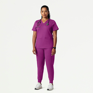 High Quality Fashion Custom Unisex <b>Plus</b> <b>Size</b> Doctor Medical <b>Scrubs</b> Canvas Hospital Uniforms - Product Image 3