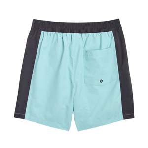 Shorts de Baño Color Azul Turquesa Cómodos con Logotipo Personalizado para Hombre, Shorts de Playa Transpirables para Entrenamiento - Product Image 2