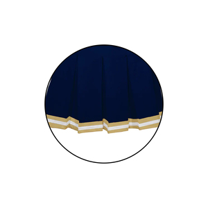 Uniforme de cheerleading pour adultes personnalisé imprimé OEM, ensemble deux pièces pour femmes, respirant, en polyester, jupe et haut sans manches, pour le sport en extérieur - Product Image 3