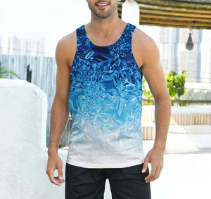 Camiseta sin Mangas Sublimada para Hombre, de Alta Calidad, Tendencia 2026, Personalizable, Transpirable, Ligera, Venta al Por Mayor - Product Image 3