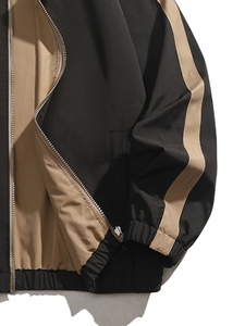 Chaqueta cortavientos reversible para exteriores con capucha, corte holgado, cremallera, poliéster, nailon, a prueba de viento, estampado completo, personalizada, holgada - Product Image 3