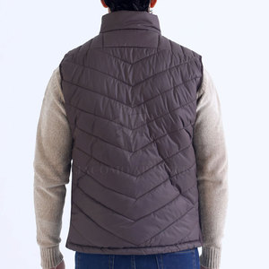 Gilet matelassé pour homme de qualité supérieure avec logo personnalisé, léger, isolé, vêtement de mode pour l'extérieur, vêtement chauffant pour le corps - Product Image 2