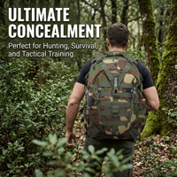 Sacs à dos tactiques haut de gamme en gros, imperméables, Oxford 45L, 3 jours, Molle, camouflage pour hommes