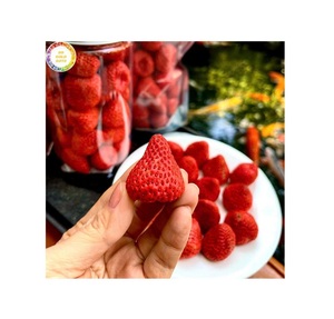 สตรอว์เบอร์รีอบแห้งแท้ 100% รสหวานกรอบ บรรจุภัณฑ์สุญญากาศ ขายส่งจำนวนมาก - Product Image 1