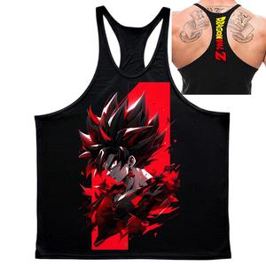 Débardeur d'été imprimé pour homme OEM ODM, en coton doux, pour la gym, l'entraînement, la musculation, le fitness, ou comme tenue décontractée de plage - Product Image 5