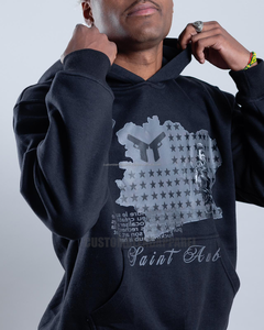 Ensemble de survêtement pour homme personnalisé, écologique, respirant, hiver, grande taille, imprimé, pantalon de survêtement ample à jambes larges, épaules tombantes - Product Image 2