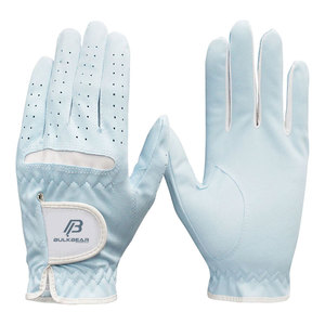 Lightweight Leather Golf Gloves Breathable Waterproof <b>Grip</b> Fabric for Comfortable Swing <b>Control</b> Professional Golf Performance - Product Image 1