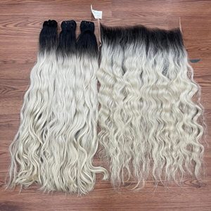Extensiones de Cabello Ondulado Natural de Venta Caliente, Cabello Virgen Sin Procesar, Doble Trama, Gran Proveedor, Nueva Llegada, Sin Caída - Product Image 4