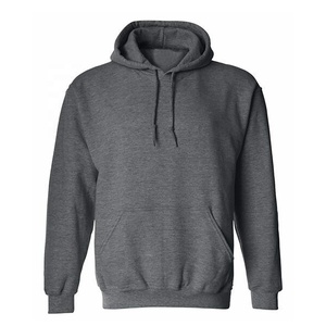 Sudadera con Capucha para Hombre, Corte Regular, Gris Oscuro, Sin Forro, Informal, de Punto, de Algodón Transpirable, 350g, para Invierno - Product Image 4