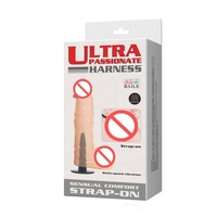 Harnais Ultra avec Godemichet à Sangle, Sous-vêtements Sexuels Exclusifs pour Adultes, Femmes, Lesbiennes, Gays en Inde, Couleur Chair, 7 Pouces, Étanche