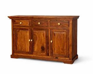 Pindel Handicraft Indian Solid wood Wooden Console Table & <b>Sideboard</b> 45 Inch Credenza Traditional Home Furniture - Product Image 5