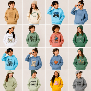 Lot de Gros de Vêtements d'Hiver pour Enfants : Sweats à Capuche et Sweat-shirts en Coton Polaire Décontractés Unisexe – Vente en Gros pour Garçons et Filles - Product Image 6