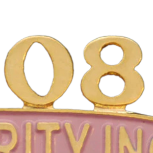  Pin de Solapa Sorority Inc. Rosa y Dorado 1908, Broche Esmaltado, Insignia para Sombrero y Mochila, Accesorio de Joyería, Regalo - Product Image 4