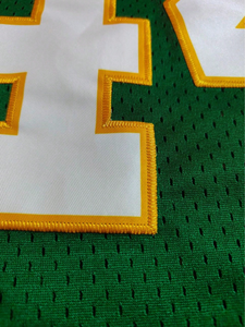 Maillot de baseball Oakland pour homme, manches courtes, vert, boutons sur le devant, haut de sport d'équipe, coupe régulière, toutes saisons - Product Image 2