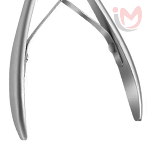 Ciseaux à cuticules incurvés en acier inoxydable de haute qualité, coupe-ongles à mâchoires larges et tranchantes pour les doigts, vente en gros - Product Image 3
