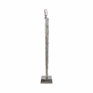 Sculpture géométrique moderne en métal, figurine 32x5x5 pouces, art fait main, décoration de sol, salon - Product Image 2