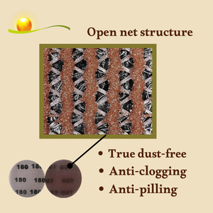 Disque abrasif en maille sans poussière 225 mm pour ponceuse à cloisons sèches P80-P240, dureté moyenne, garantie 3 ans pour la construction - Product Image 5