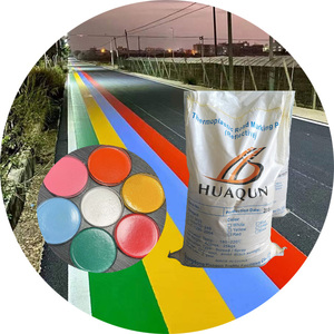 Pintura Termoplástica Reflectante para Señalización Vial, Color Amarillo, para Concreto, Resistente a Temperaturas Normales Ambientales - Product Image 1