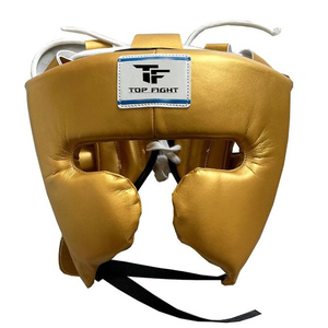 Protector de cabeza de boxeo de PU de alta calidad para adultos, con logo personalizado, para Muay Thai, Kick Boxing, entrenamiento de combate. - Product Image 2
