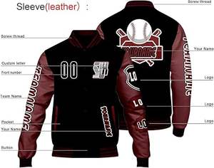 Chaqueta de Invierno Cálida y Cómoda para Hombre, Estilo Letterman, con Cuello Alto, Logotipo Frontal, Resistente al Viento, Ecológica, de Alta Calidad a un Precio Razonable - Product Image 3