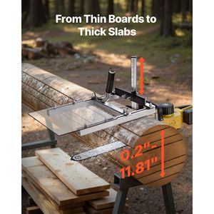 Scierie portative pour la coupe transversale de 16 à 20 pièces de bois, avec scie à chaîne et protection - Product Image 3