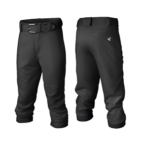Pantalon de baseball noir uni vierge pour homme, vente en gros, personnalisable, haute qualité, 100 % polyester, taille élastique, toutes saisons, petites tailles - Product Image 3