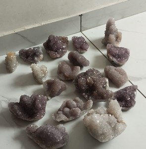 Ametyste CFlower, formation rare, lueur exceptionnelle, minéraux de la meilleure qualité, géode d'Inde, Jalgao, Maharashtra - Product Image 2