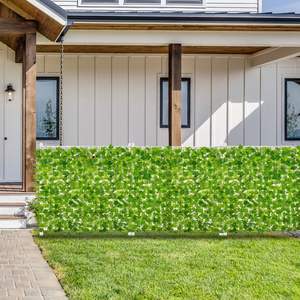 120 X 40 Inch Privacy <b>Fence</b> Faux Ivy Vines Artificial Plant <b>Covering</b> <b>for</b> Outdoor Spaces - Product Image 1