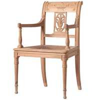 Chaise de salle à manger moderne style Wishbone en noyer, structure en bois massif, assise rembourrée en cuir, fauteuil design pour café et restaurant