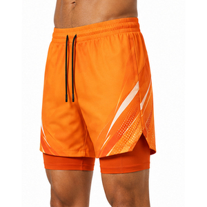 Shorts de bain pour hommes avec poches zippées étanches, séchage rapide, légers, pour la plage, logo personnalisé, vêtements de surf d'été, vente en gros, personnalisables pour hommes - Product Image 4