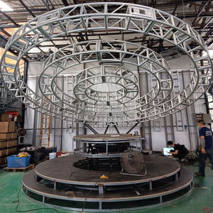 Estructura de Aluminio Giratoria para Iluminación DMX, Control de Maquinaria Rotatoria, Truss Circular para Clubes - Product Image 1