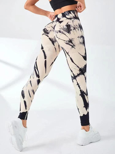 Leggings Scrunch Butt Tie-Dye Respirants pour Yoga et Course en Plein Air pour Femmes Maanify (Vente en Gros) - Product Image 4