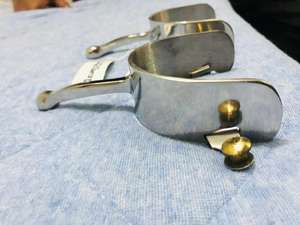 Espuelas de Equitación Euro Cavall de Alta Calidad para Botas de Vaquero, Acero Inoxidable, Personalización Aceptada - Product Image 4