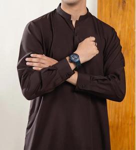 Ensemble Shalwar Kameez pour Hommes Modernes, Tissu de Haute Qualité, Design Personnalisé, Fournisseur OEM, Commandes en Gros, Toutes Saisons, Personnalisable - Product Image 2