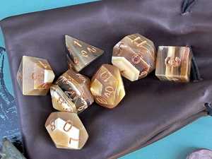 Premium Handmade Polished Horn Polyhedral <b>Dice</b> 7-Piece Durable Eco-Friendly Sports Games Gaming <b>Set</b> Board RPG Tabletop - Product Image 1