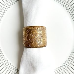 Minimal Design Metal Napkin Ring Suitable For Modern Dining <b>Tables</b> And Stylish Interior Decor Themes - Product Image 2