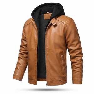 Blouson de moto d'hiver pour homme, style course imprimé, coupe ample, coupe-vent, séchage rapide, en cuir personnalisé - Product Image 4