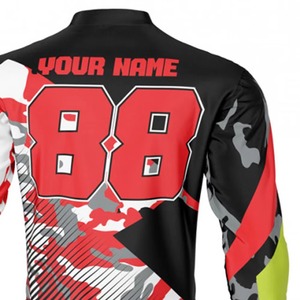 Jersey de Motocross 2026 Personalizado, Transpirable, de Poliéster, Manga Larga, con Logotipo Personalizado, de Alta Calidad, para Carreras de Motocross - Product Image 5