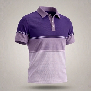 Camiseta Polo de Manga Corta para Hombre, Corte Regular, Suave, Transpirable, Ligera, Informal, para Uso Diario, Trabajo y Negocios - Product Image 1