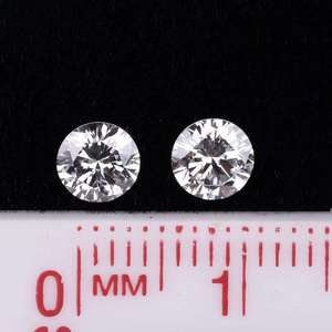 Paire de diamants de laboratoire taille brillant rond, de 0,51 à 3,01 carats, certifiés IGI, pierres lâches pour la fabrication de boucles d'oreilles, pendentifs et bijoux - Product Image 3